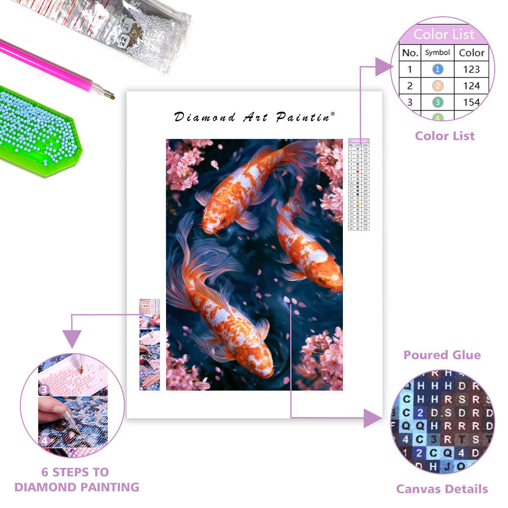 Koi Garden - Diamond Painting