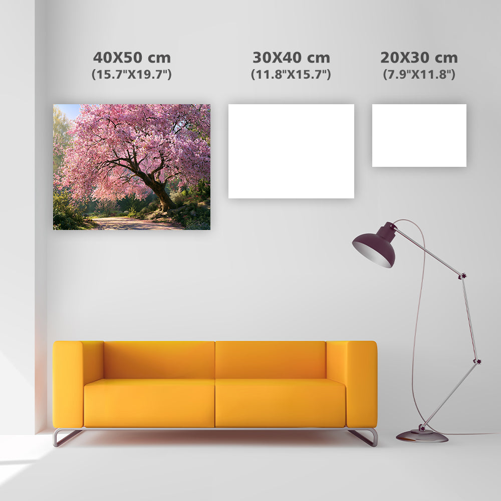 Large cherry blossom tree - Diamond Painting