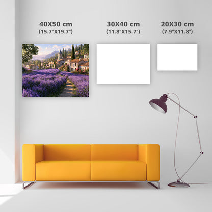 Lavender Village - Diamond Painting