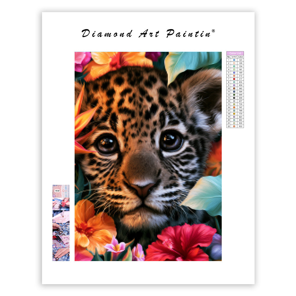 Leopard Cub - Diamond Painting