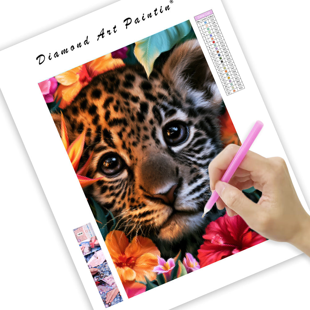 Leopard Cub - Diamond Painting