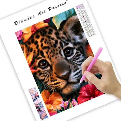Leopard Cub - Diamond Painting