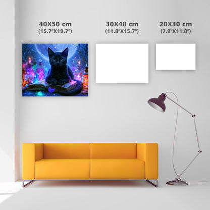 Magic Black Cat - Diamond Painting