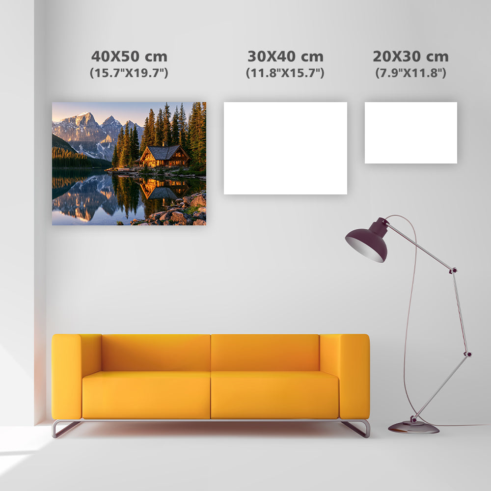 Mountain Cabin - Diamond Painting