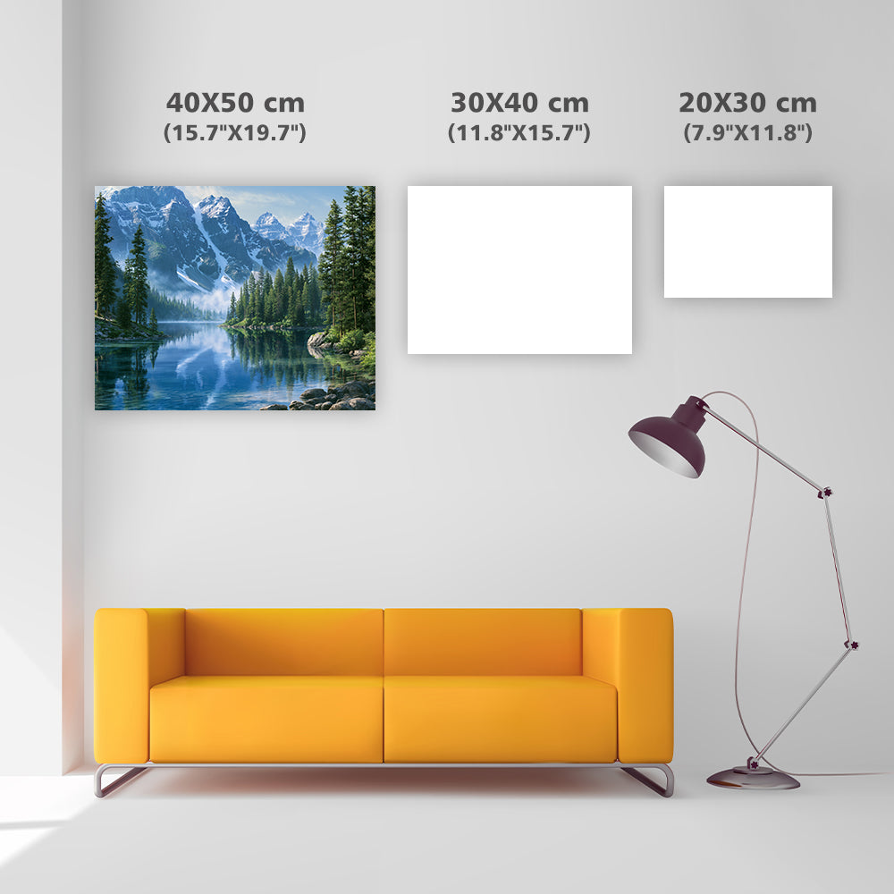 Mountain Lake - Diamond Painting