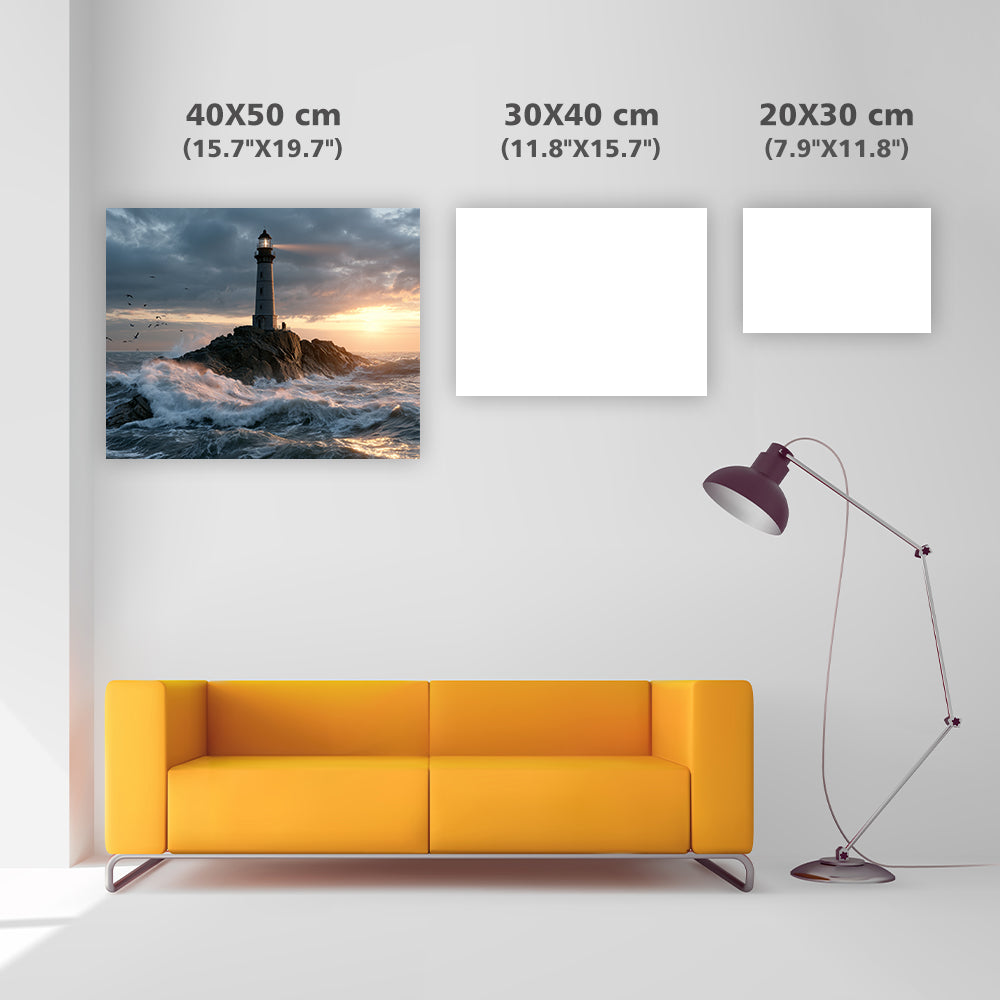 Ocean Cliff Lighthouse - Diamond Painting