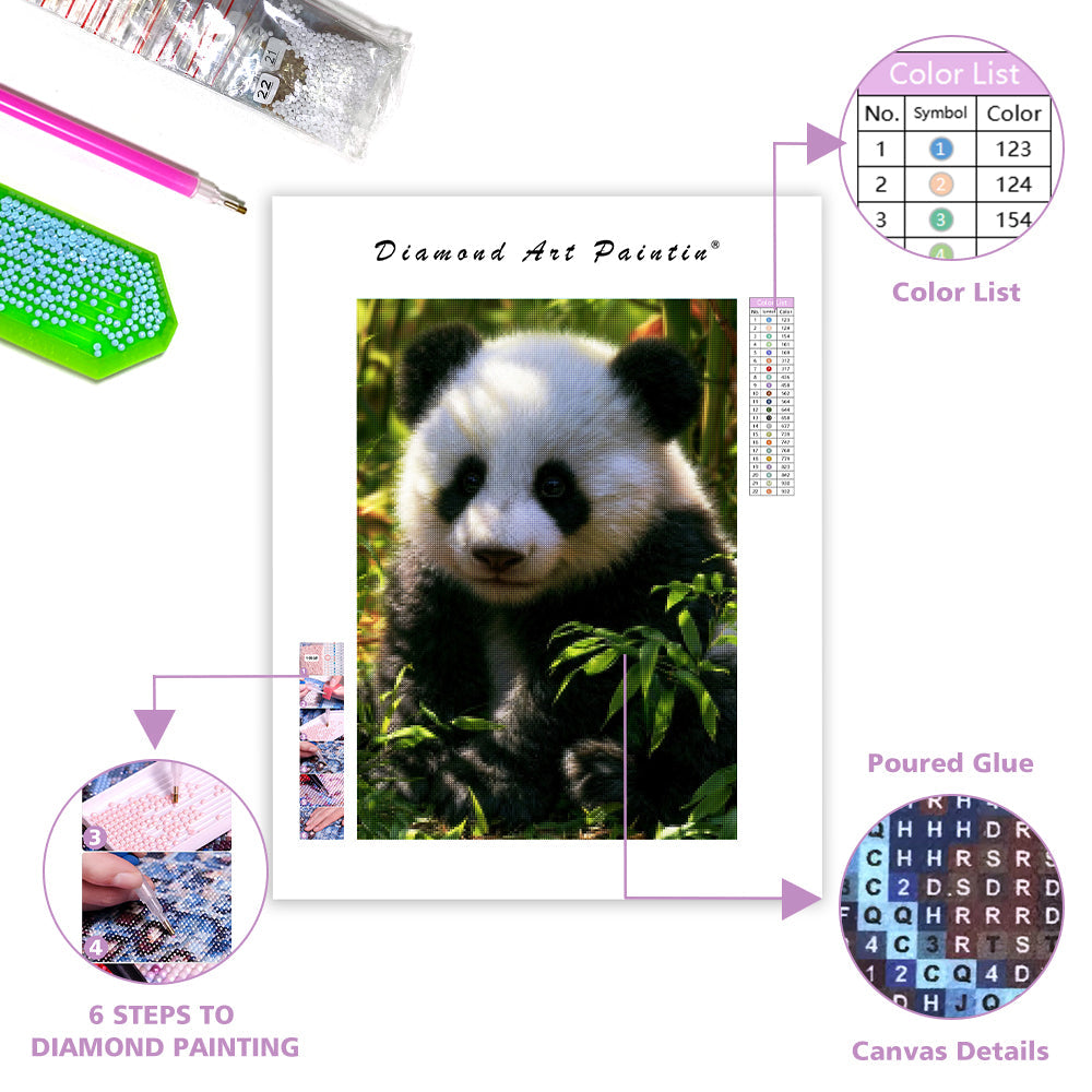 Panda Forest - Diamond Painting