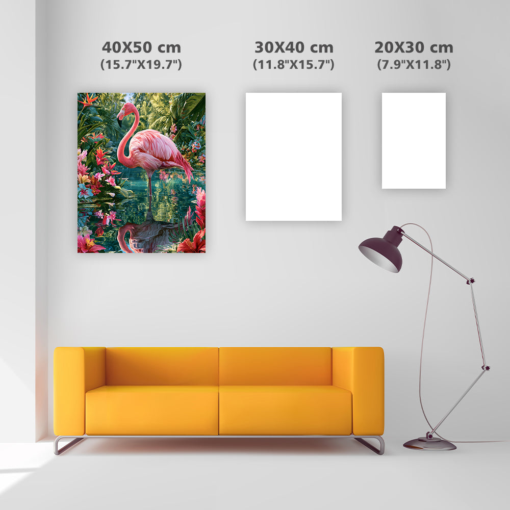 Pink Flamingo - Diamond Painting