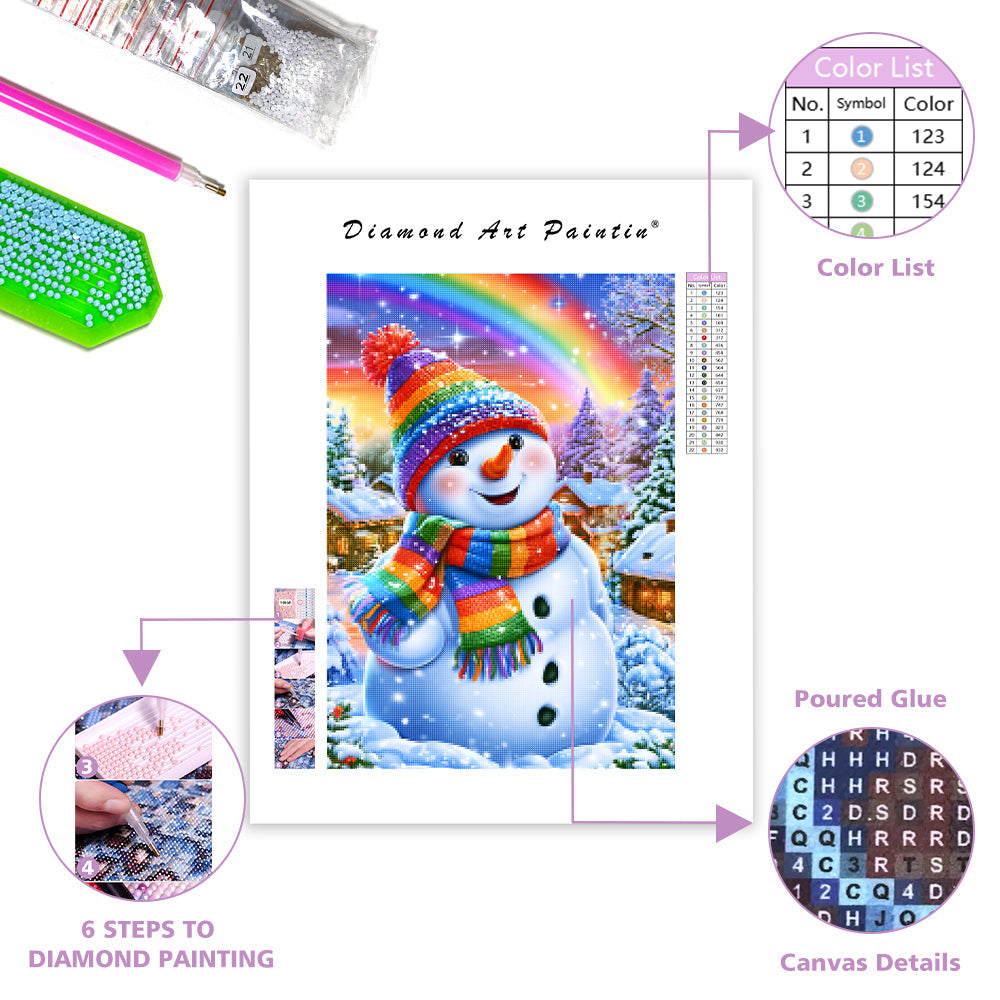 Rainbow Christmas - Diamond Painting