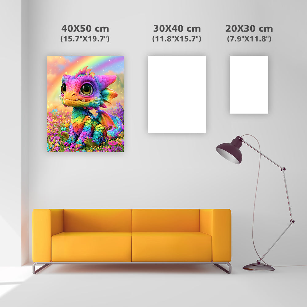 Rainbow Dragon - Diamond Painting