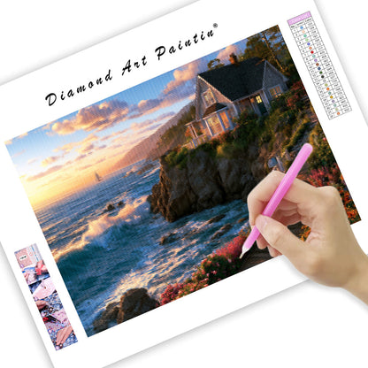 Seaside Cottage - Diamond Painting
