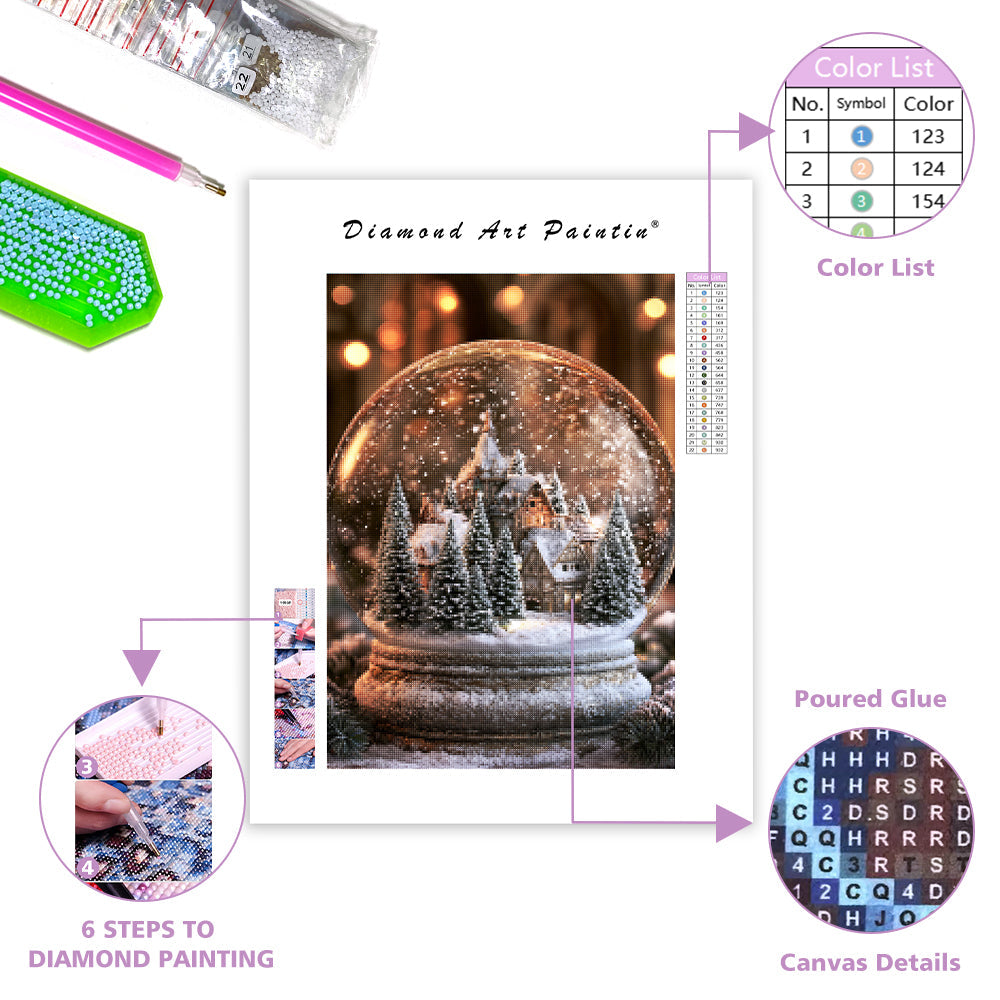 Snow Globe - Diamond Painting