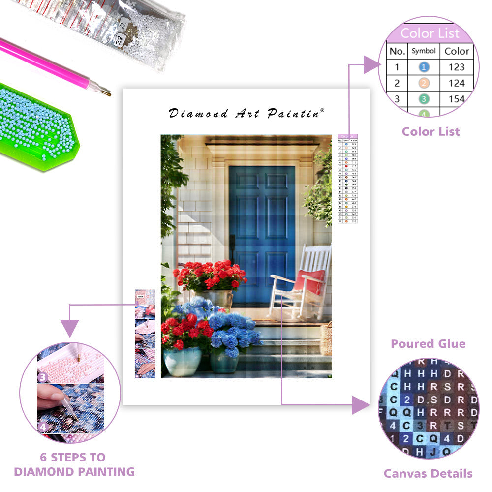 Summer Porch - Diamond Painting