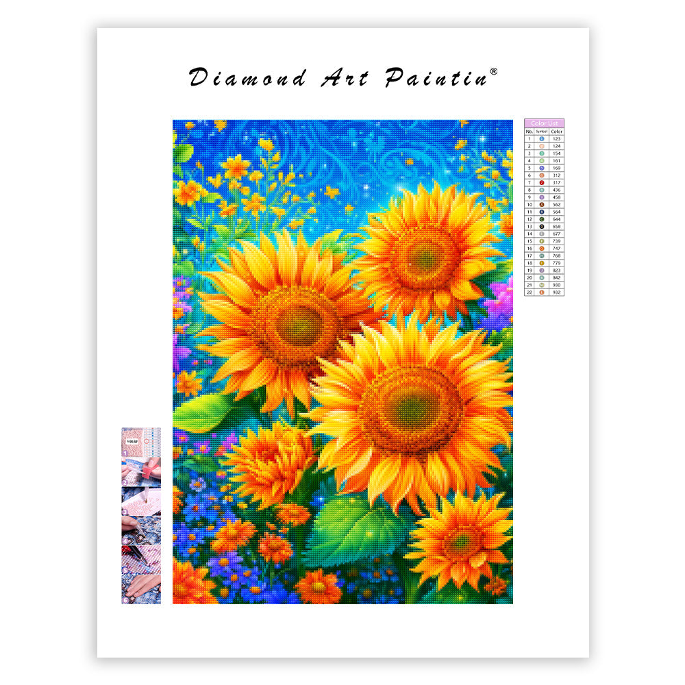 Sunflower Garden - Diamond Painting