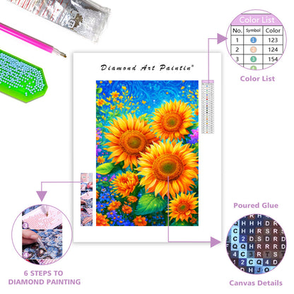 Sunflower Garden - Diamond Painting