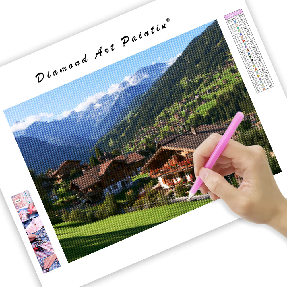 Swiss Village - Diamond Painting