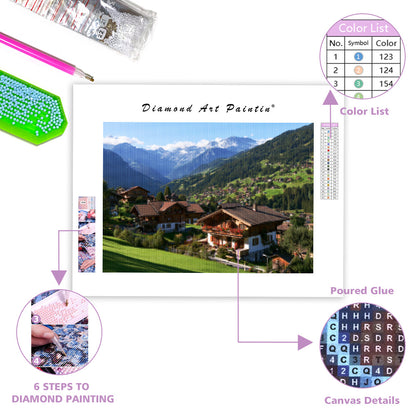 Swiss Village - Diamond Painting