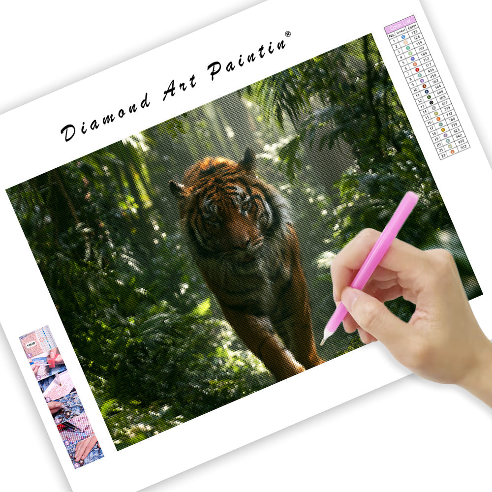 Tiger Jungle - Diamond Painting