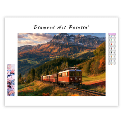 Train Journey - Diamond Painting