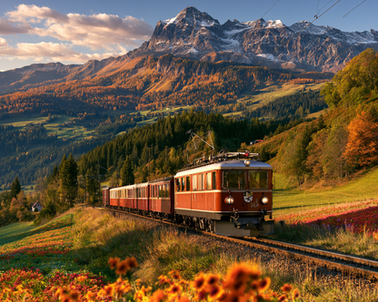 Train Journey - Diamond Painting