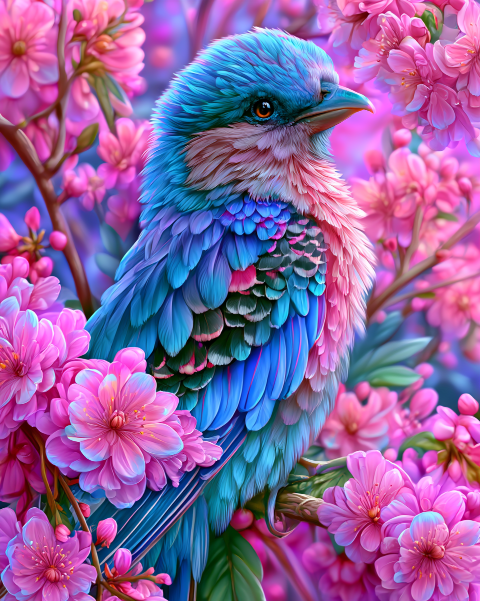 Tropical Bird - Diamond Painting