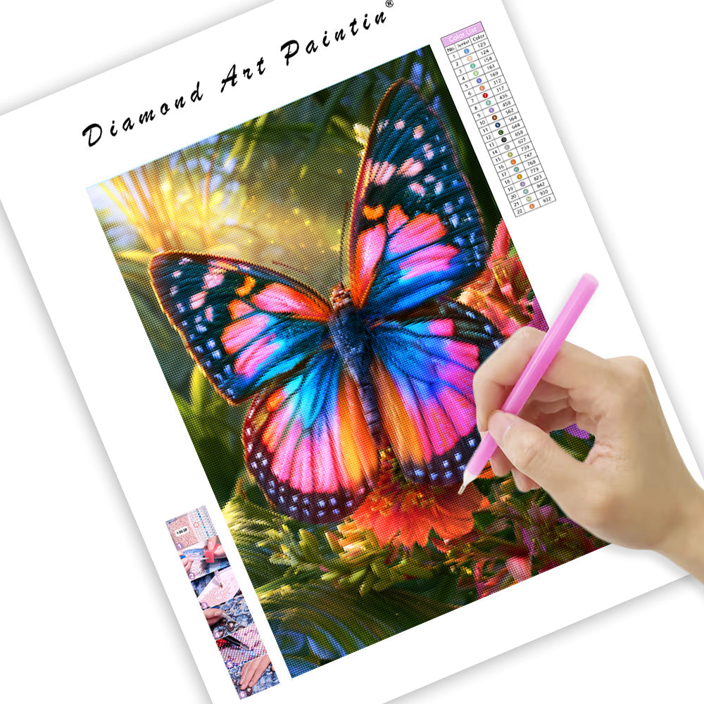 Tropical Butterfly - Diamond Painting