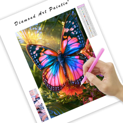 Tropical Butterfly - Diamond Painting