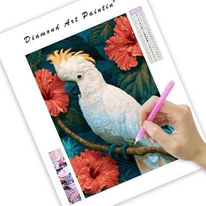 Tropical Cockatoo - Diamond Painting