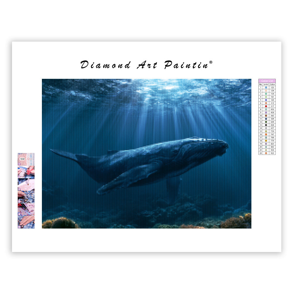 Underwater Whale - Diamond Painting