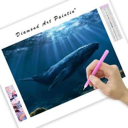 Underwater Whale - Diamond Painting