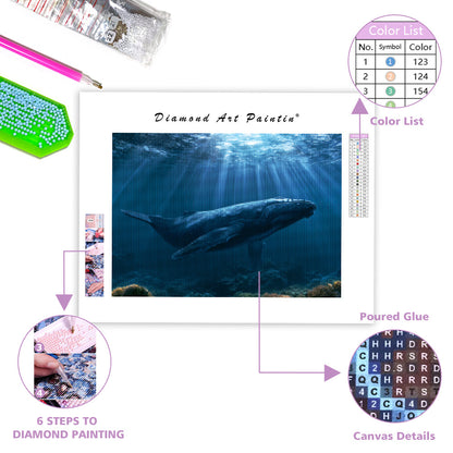 Underwater Whale - Diamond Painting