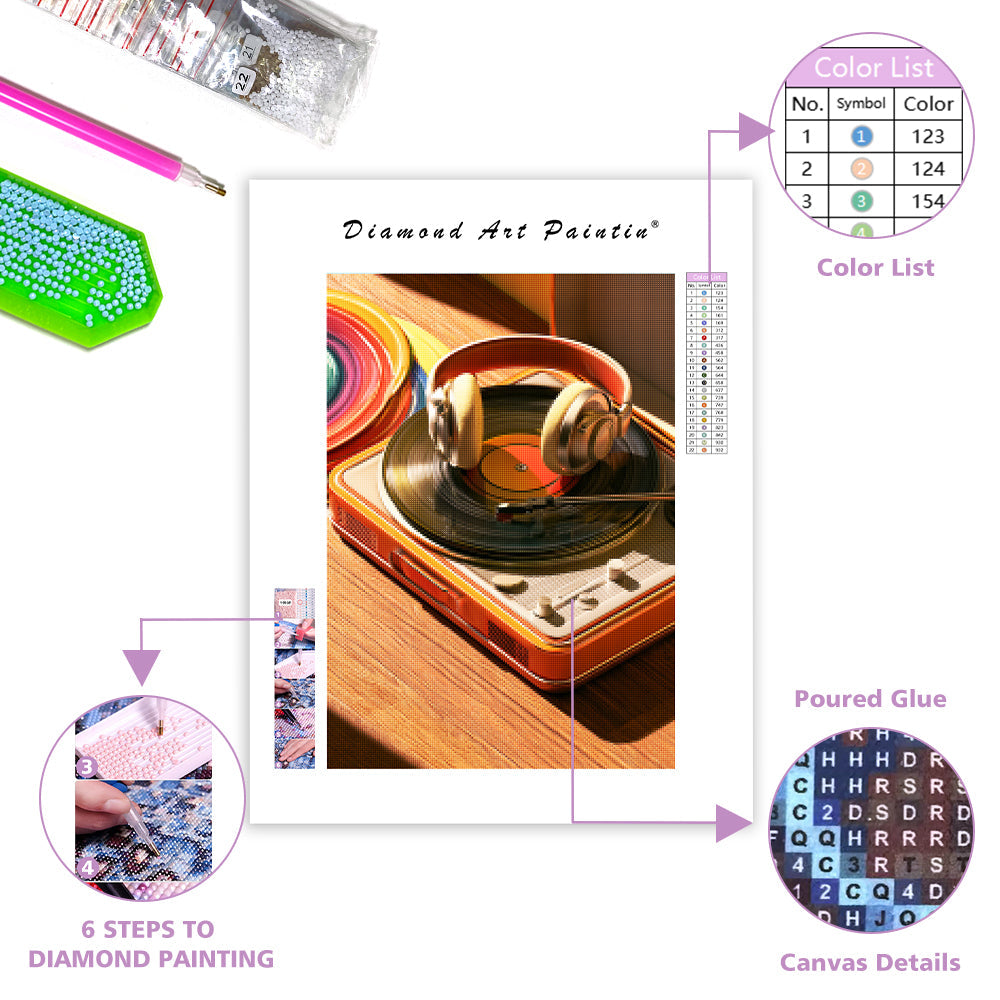 Vinyl Record - Diamond Painting