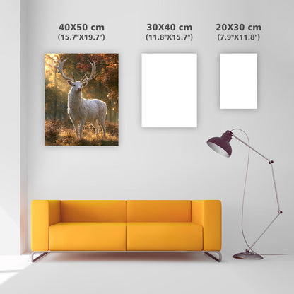 White Deer - Diamond Painting