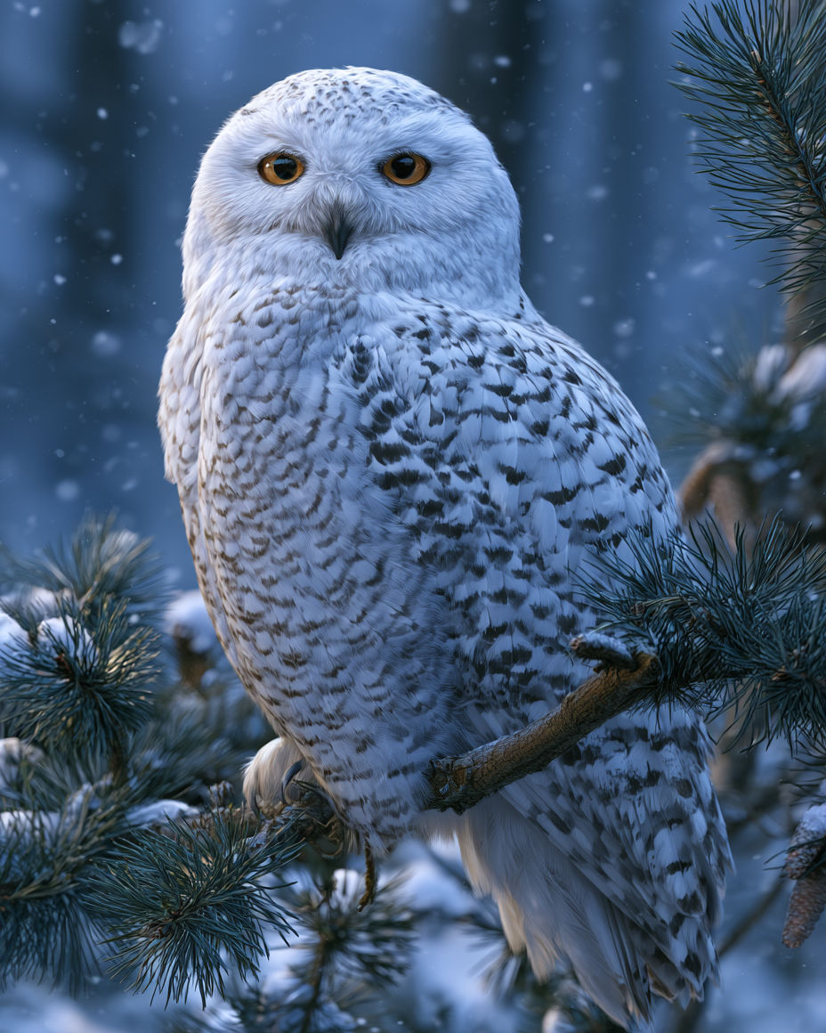 Winter Owl - Diamond Painting