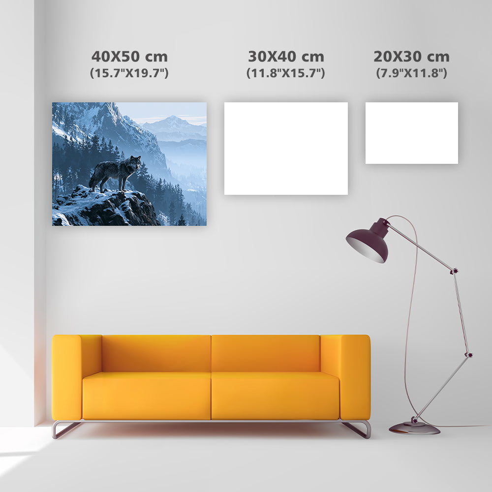 Wolf Mountain - Diamond Painting