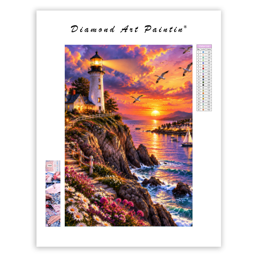 Cape Lighthouse - Diamond Painting