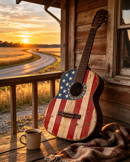 Country Guitar - Diamond Painting