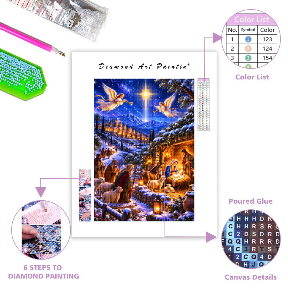 Dazzling night view - Diamond Painting