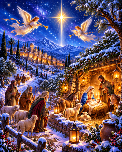 Dazzling night view - Diamond Painting