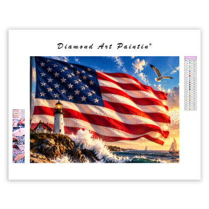 Giant national flag - Diamond Painting