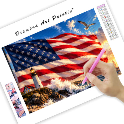Giant national flag - Diamond Painting