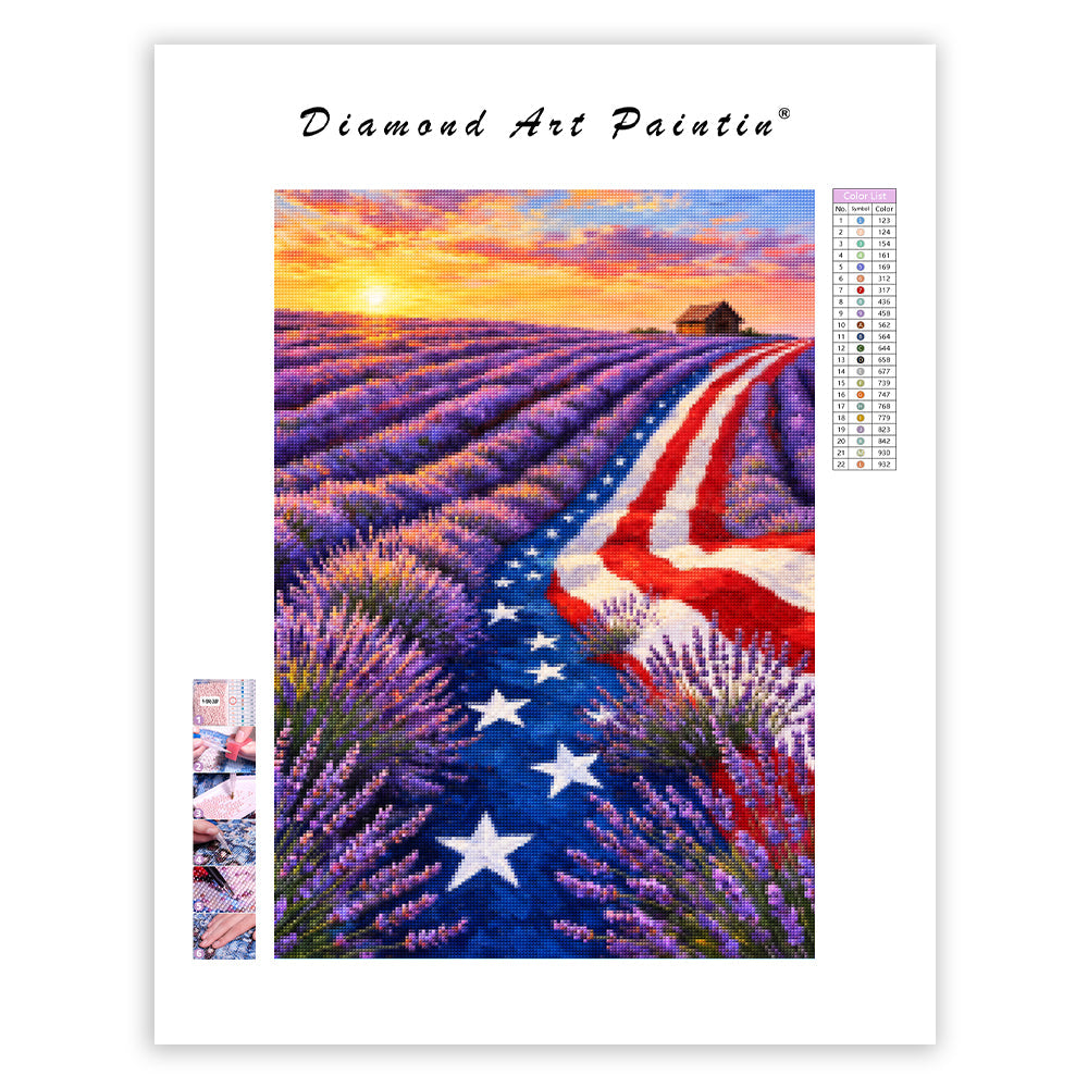 Lavender Trail - Diamond Painting