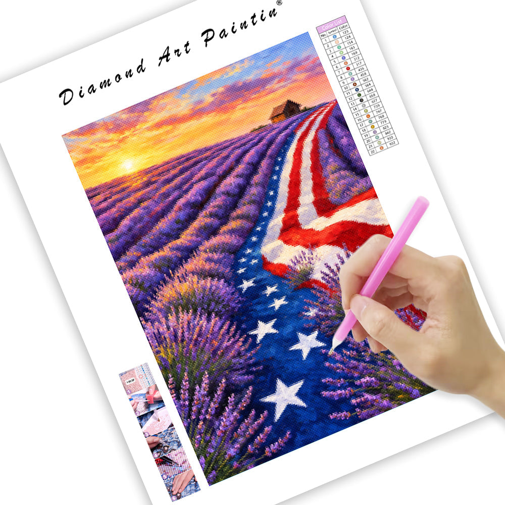 Lavender Trail - Diamond Painting