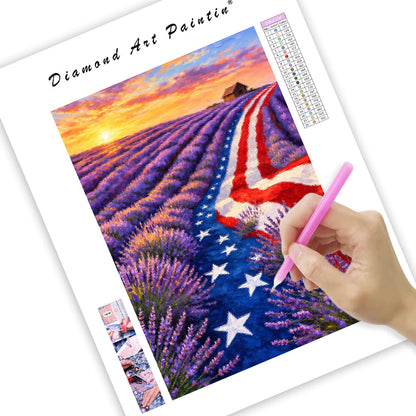 Lavender Trail - Diamond Painting