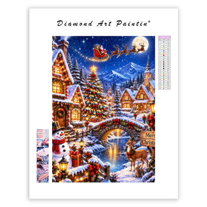 Magical Christmas Night - Diamond Painting