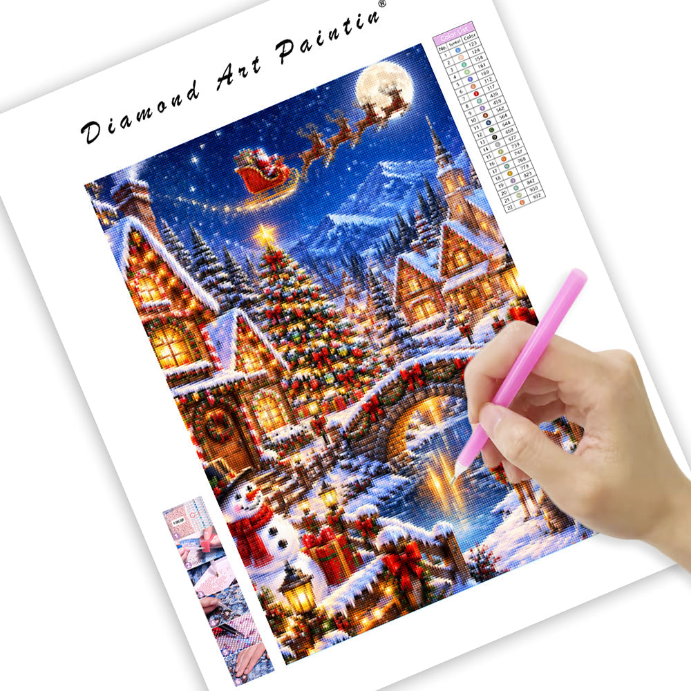 Magical Christmas Night - Diamond Painting
