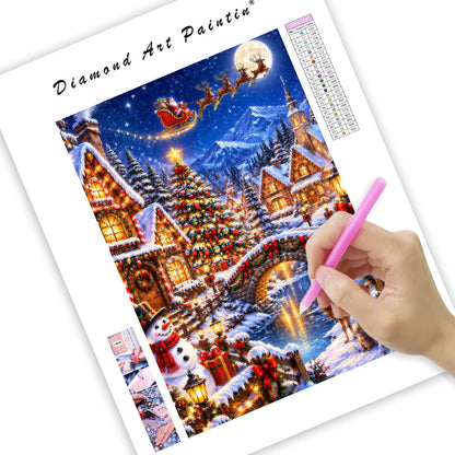 Magical Christmas Night - Diamond Painting