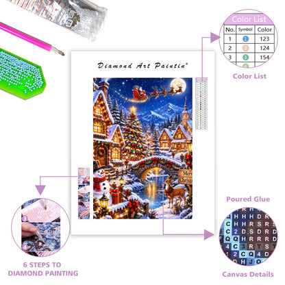 Magical Christmas Night - Diamond Painting