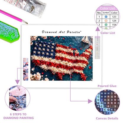 Petal Maps - Diamond Painting