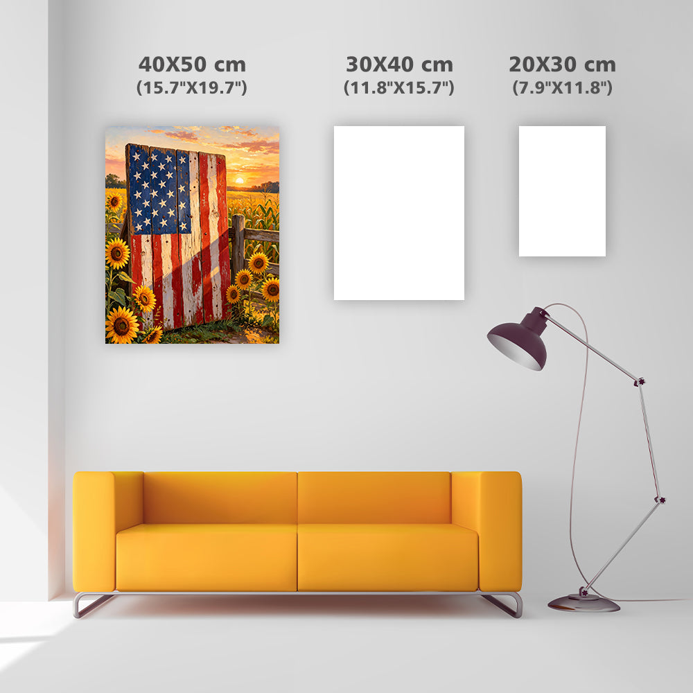 Rural Landscape Plate - Diamond Painting